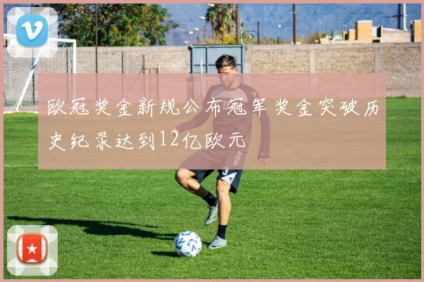 欧冠奖金新规公布冠军奖金突破历史纪录达到12亿欧元